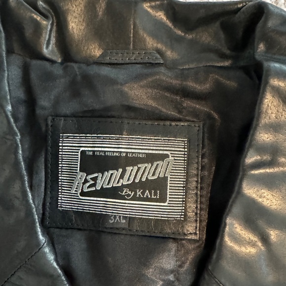 Genuine Leather trench coat - Picture 2 of 2